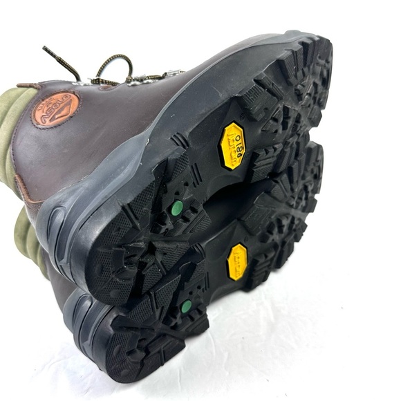 Asolo Vintage Hiking Boots Mens 7 Womens 8.5 Brown Leather Lace Up Heavy Duty - Picture 10 of 11